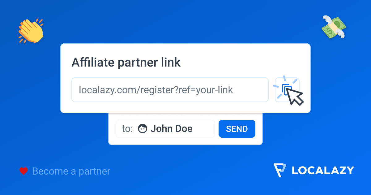 Join 57.7B USD language services market and earn money with Localazy Affiliate Program